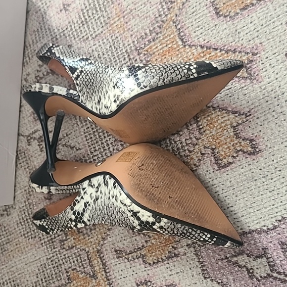 Topshop Snakeskin Pattern Heels - Picture 3 of 4